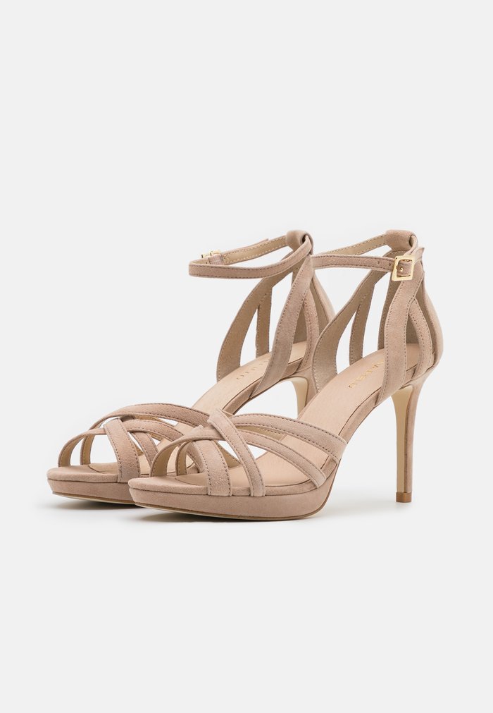 Sandales Anna Field High Beige Femme | BFB-4319009